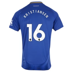 Camiseta Fútbol Leicester City Kristiansen #16 2024-25 Primera Equipación Hombre